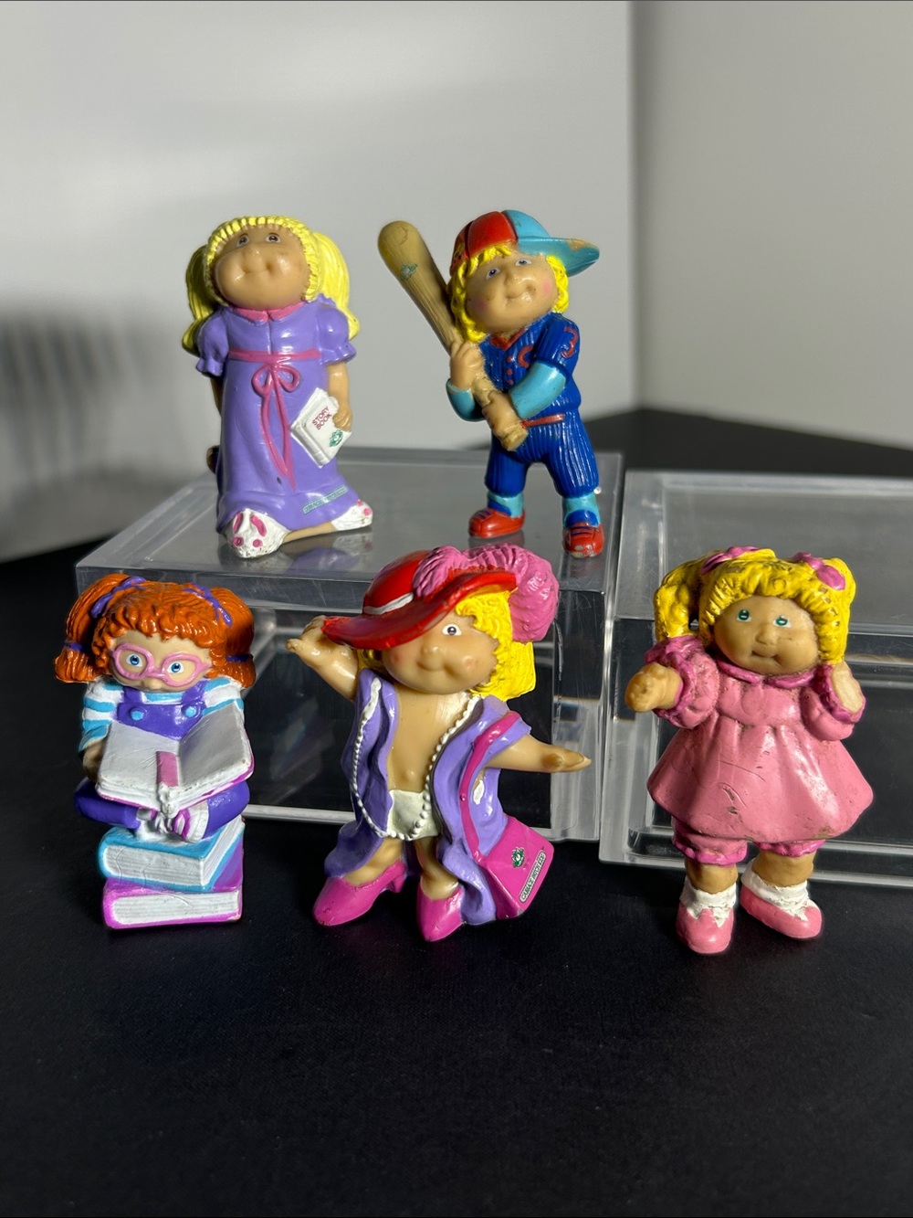 5 Vintage Cabbage Patch Kids PVC Figurines
